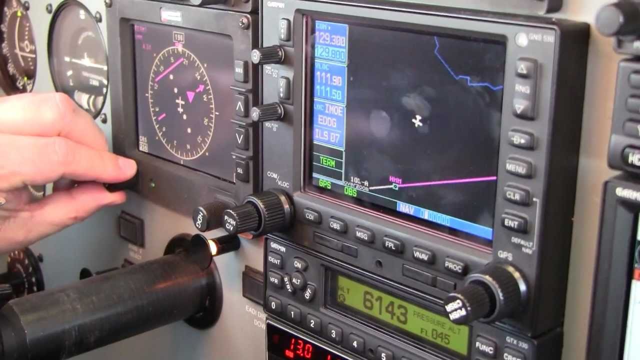 Setting up the Holding Pattern in a PA46 Piper Meridian