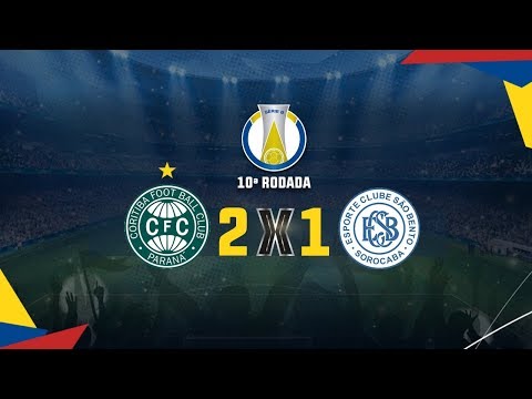 Gols de Coritiba 2 x 1 São Bento, Série B do Brasileiro, 2019