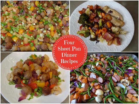 Four Sheet Pan Dinner Recipes