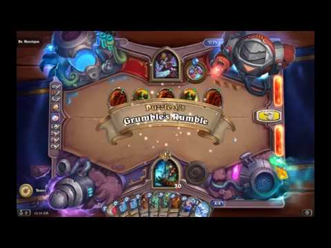 Solution Puzzle Lab Board Clear: Grumble's Rumble - Dr. Morrigan (3/5), Hearthstone Boomsday