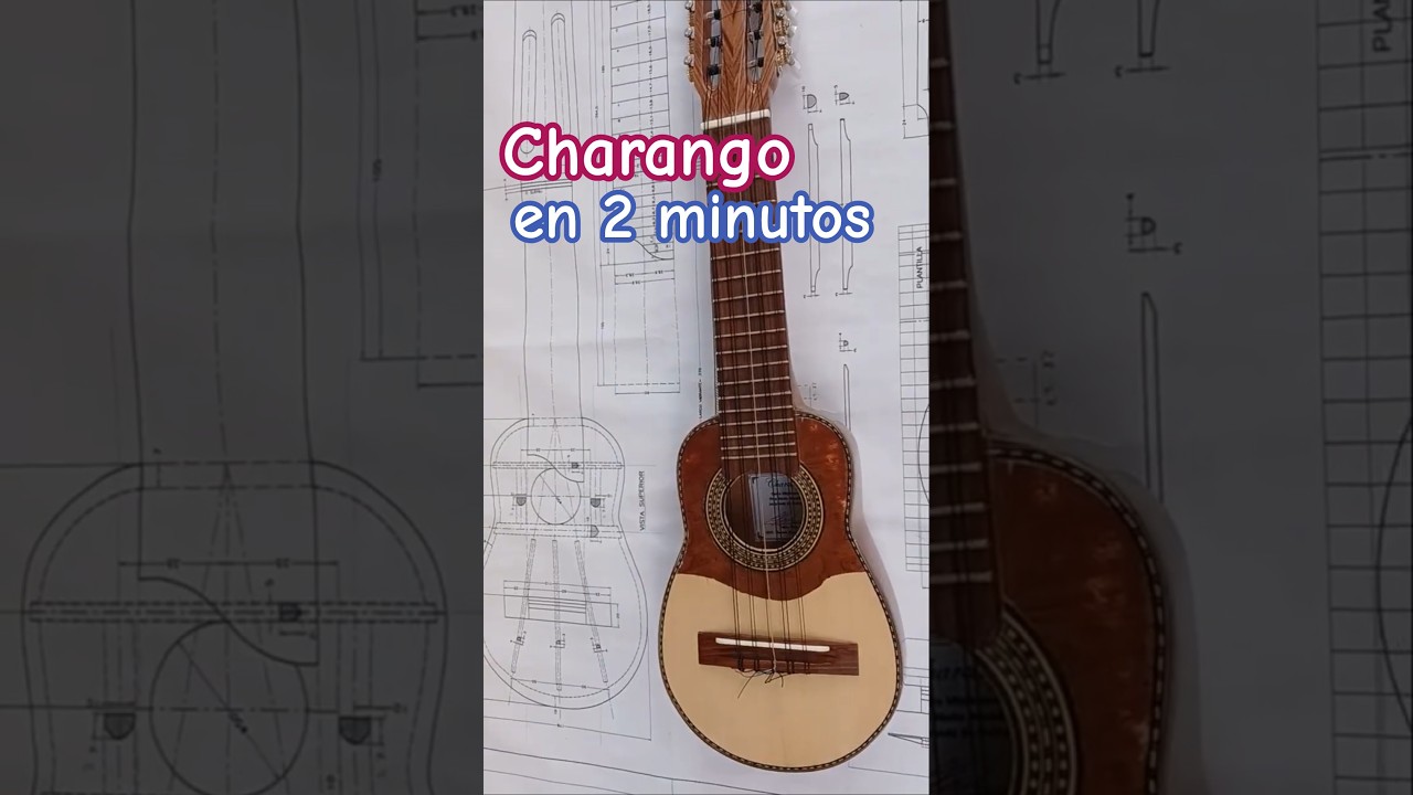 Charango completo en 2 minutos #charango #diy  #manualidades #wood