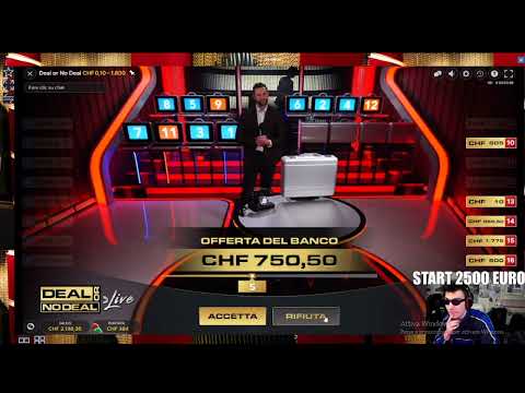 IL GABBRONE VINCE €1250 AL DEAL OR NO DEAL!! LA PIÙ GRANDE VINCITA DEL GABBRONE AL DEAL OR NO DEAL!!