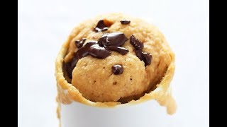 easy peanut butter cake in a mug