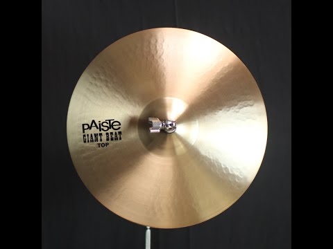 Paiste 14" Giant Beat Hi Hats - 807g/1043g (video demo) image 2