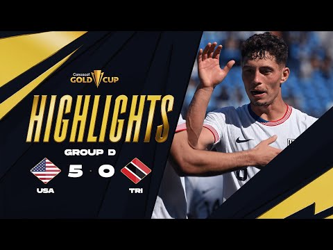 United States 5-0 Trinidad and Tobago | Gold Cup 2025 | Group Stage