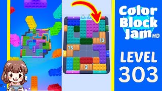 Solution du Niveau 303 de Color Block Jam