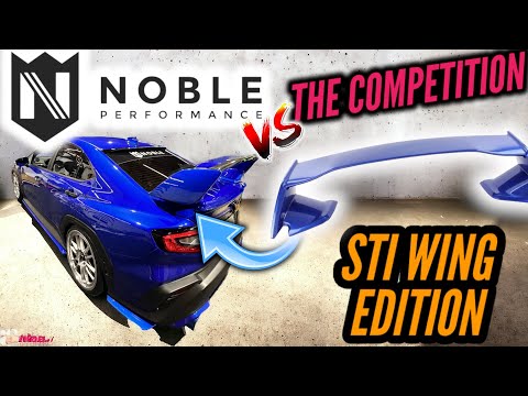 WHY THE NOBLE STI WING IS SO MUCH BETTER! | SUBARU | WRX | 2022 | 2023 | 2024