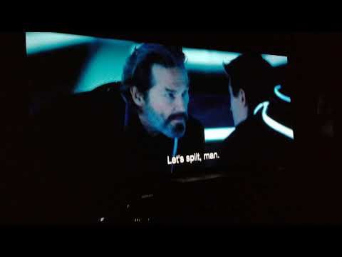 JVC Rs400 (X5000) Tron Legacy bar fight scene on 150'' handmade contrast Grey gamma screen