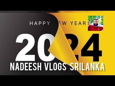 Happy New Year Celebration in Hikkaduwa Beach | #hikkaduwabeach #newyear2024 #fireworks