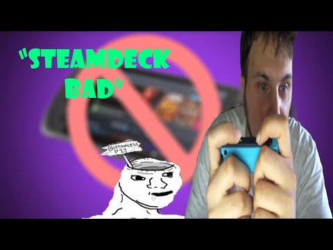 Nintendo fanboy repeats "Steamdeck Bad" for 5 minutes and has a mini-stroke
