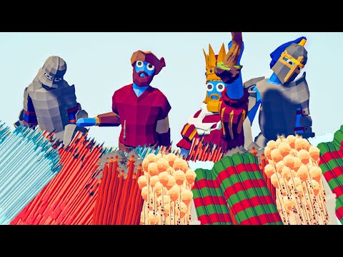 4x MEDIEVAL GIANT ⚔️ Vs 🔥 100x EVERY TEAM / Totally Accurate Battle Simulator ( TABS )