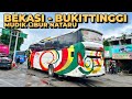 RASA MUDIK LEBARAN ️Penumpang Membludak Trip Bus NPM Bekasi Bukittinggi Pt 1