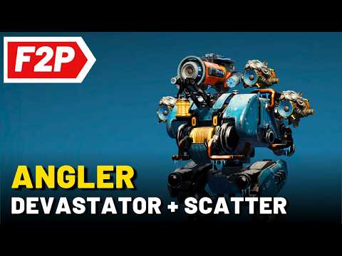 Angler Devastator Scatter - War Robots Free to Play Gameplay (No Commentary) WR F2P
