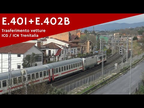 Un insolito trasferimento di vetture IC Giorno e Notte