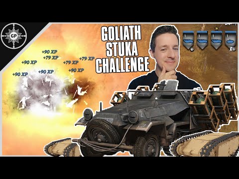 Goliath, AT, & Stuka Challenge | 4V4 Road to Arnhem | Company of Heroes 2 Multiplayer