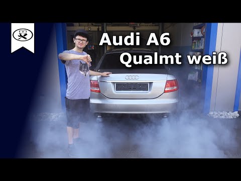 Audi A6 Motor Qualmt Weiß Warum ?  |  Engine smokes white  |  Let´s Work  | VitjaWolf  | HD
