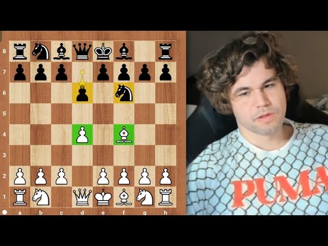 Magnus Carlsen Show How To Play Queen's Pawn Game