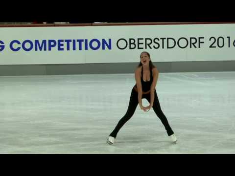 Amira El Bahi- Bronze Ladies I Artistic - 2016 Oberstdorf