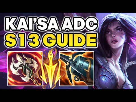 How to play Kai'Sa ADC - Season 13 Kai'Sa Guide | Best Build & Runes