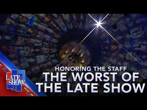 史蒂芬感謝《深夜秀》工作人員，公開從未曝光的開場畫面！ (Stephen Honors The Late Show Staff Over Never-Before-Seen Opening Credits)