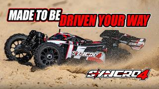 SYNCRO-4 - BUGGY 4WD 3-4S Brushless - RTR - 2026 červená