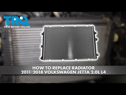 How to Replace Radiator 2011-2018 Volkswagen Jetta 2.0L L4