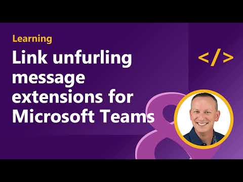 Link unfurling message extensions for Microsoft Teams