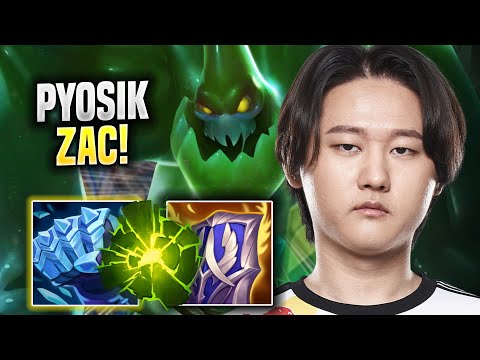PYOSIK IS SO CLEAN WITH ZAC! - DRX Pyosik Plays Zac JUNGLE vs Diana! | Season 2022
