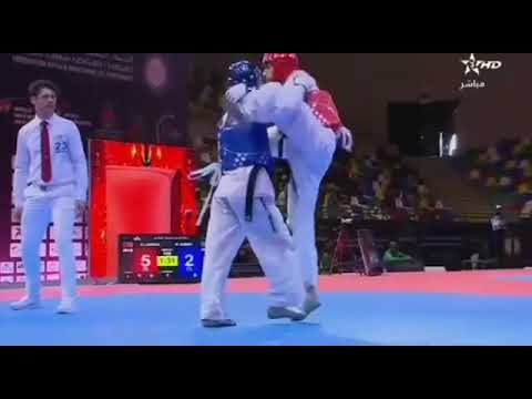 Africain Olympic qualification taekwondo -Omar Lkehal(MAR) vs -Guerfi Mohamed (ALG)