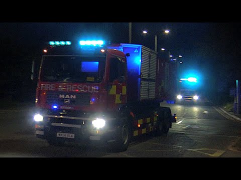 [VERY-RARE] Belle Vale High Volume Pumps & Scania Rescue Pump Responding | Merseyside Fire & Rescue