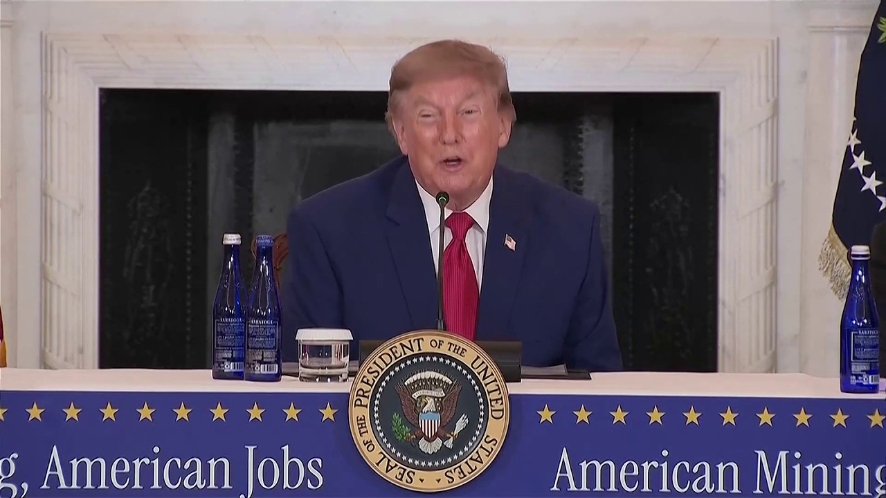Trump suggests he's 'allowed' to remove paintings to take to Oval Office in remark that get laughs