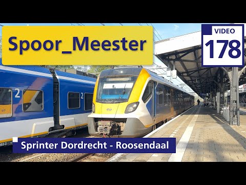 (4K) #Railway #Cabview #ns #train | Rij mee met de #machinist van #dordrecht naar #roosendaal (178)