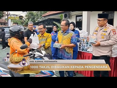 POLDA DIY BAGIKAN 1000 TAKJIL RAMADAN
