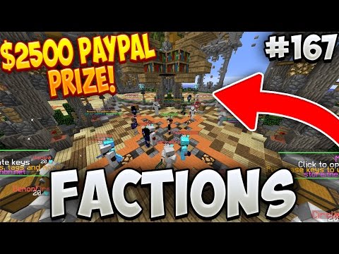 EPIC Minecraft FACTIONS AMBER #167 - WIN $2500!