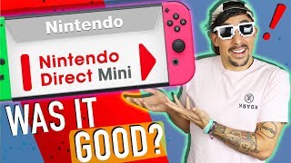 NINTENDO DIRECT MINI WAS IT GOOD? NINTENDO SWITCH GAMES 2018 | MARIO TENNIS ACES, TROPICAL FREEZE