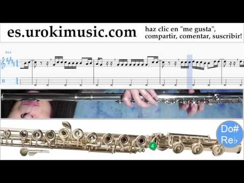 Como Tocar Flauta Nicky jam ft Sean Paul, Konshens - Amor prohibido Tablatura Parte#2 um-i927