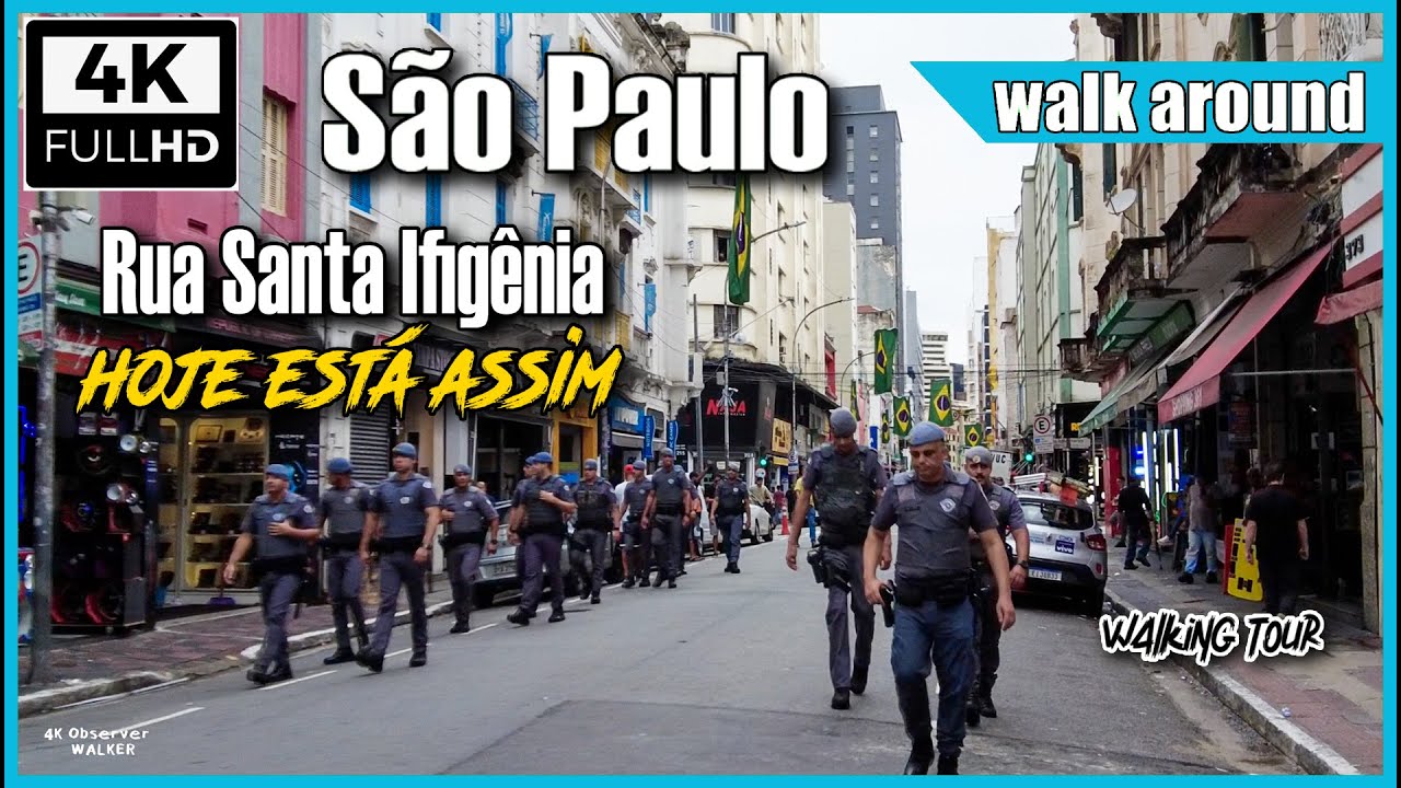 Saint Ifigenia Street in Sao Paulo downtown #saopauloape #saopaulowalkingtour #centrodesaopaulo