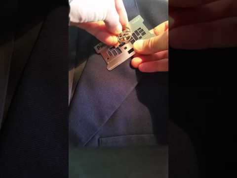 USAF collar insignia.  military medals, ribbons. Uniform tool. Pin-iT Card. Air Force uniform tool