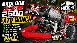 2500 lb. ATV/Utility Winch with Wire Rope and Wireless Remote Control