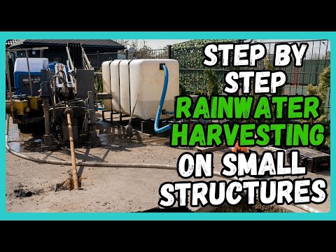 Step by Step Rainwater Harvesting on Small Structures