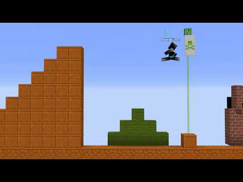 Building Super Mario Bros. 1-1 in Minecraft