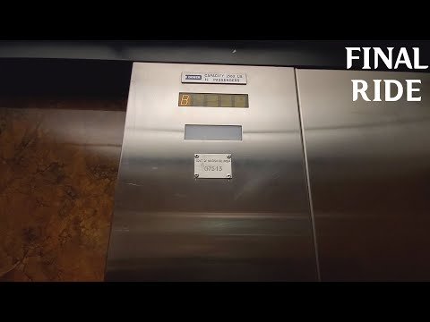 FINAL RIDE: 1970's Dover Hydraulic Elevator at UVic Clearihue Building (B Wing) - Victoria BC