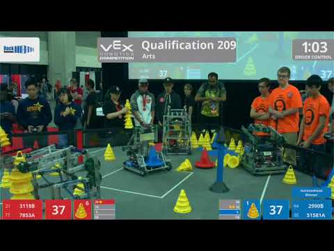 2018 VRC Arts Q209 - 3118B 7853A vs 2990B 51581A - 85 to 37