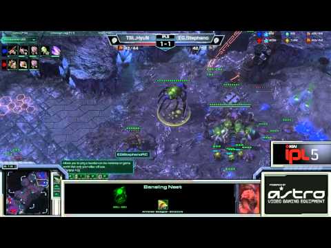 SC2 HyuN vs Stephano ZvZ Game 3 IPL 5 Losers Round 4 Starcraft 2 Tournaments