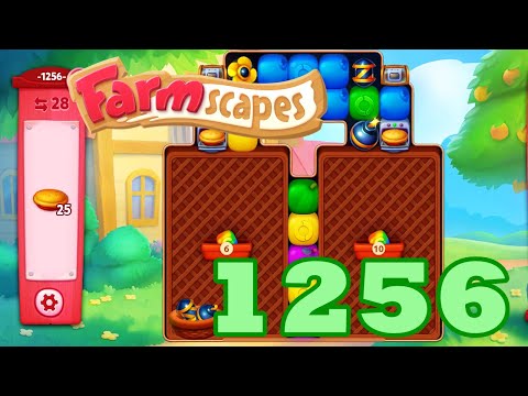 Farmscapes Level 1256 HD Gameplay Walkthrough | 3 - match game | android | ios | pc | GameGo Game