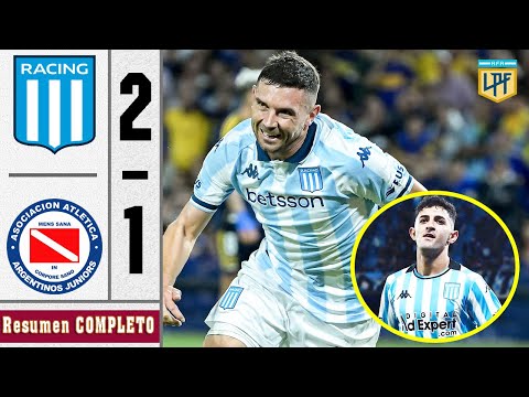 Racing Club vs Argentinos Juniors 2-1 Resumen Y Goles COMPLETO 🔥 Argentine Primera División 2026 HD
