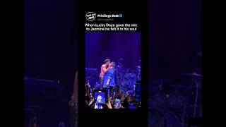 When Lucky Daye gave the mic to Jazmine Sullivan he felt it in his soul #luckydaye #jazminesullivan