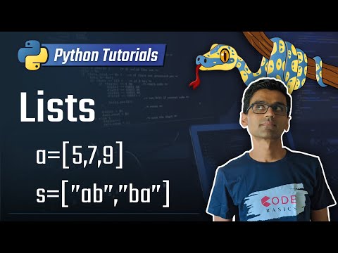 5 Lists Python 3 Programming Tutorials