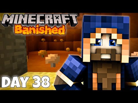 AoE Ranged Dig Spell!! 100 Days: Banished Mage [Modded Minecraft] - Day 38
