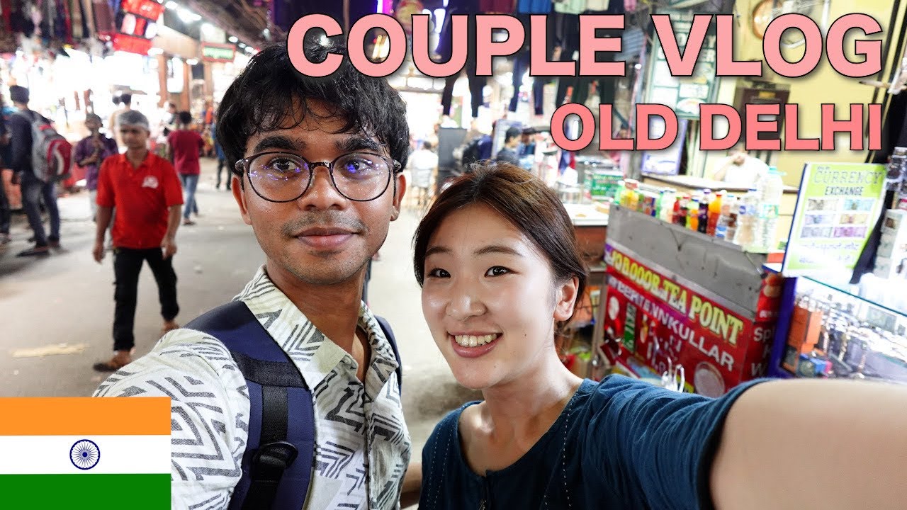 🇮🇳🇯🇵Couple Vlog in OLD DELHI, INDIA pt.2 | International couple vlog